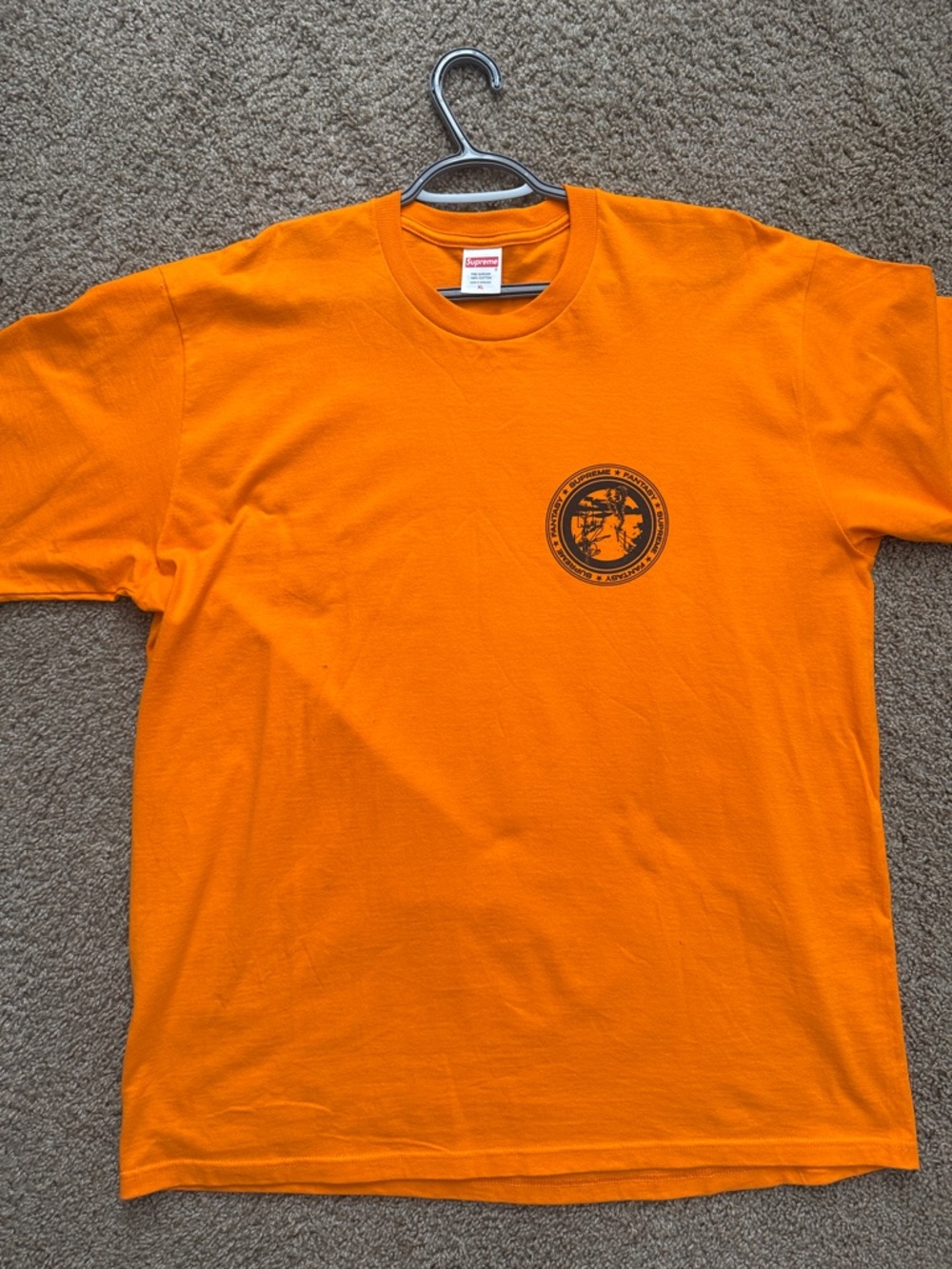 Supreme Orange Short Sleeve T-Shirt